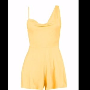 Boohoo Dresses - Yellow Romper Boohoo Dresses - Yellow Romper